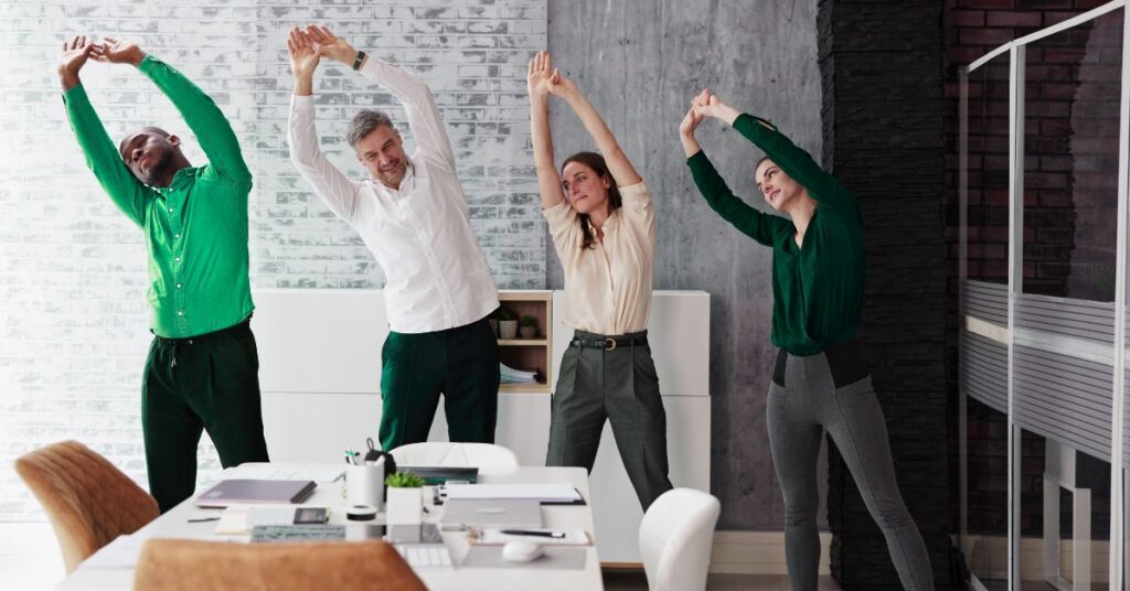 groupe d'activité physique en entreprise